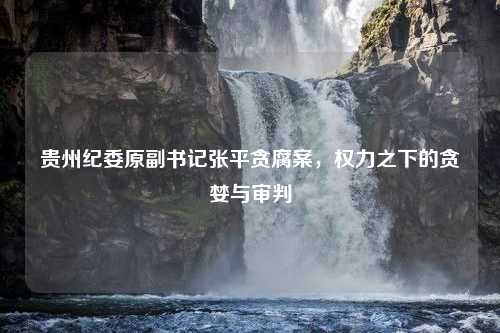 贵州纪委原副书记张平贪腐案，权力之下的贪婪与审判